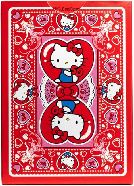 Bicycle Red Hello Kitty Playing Cards