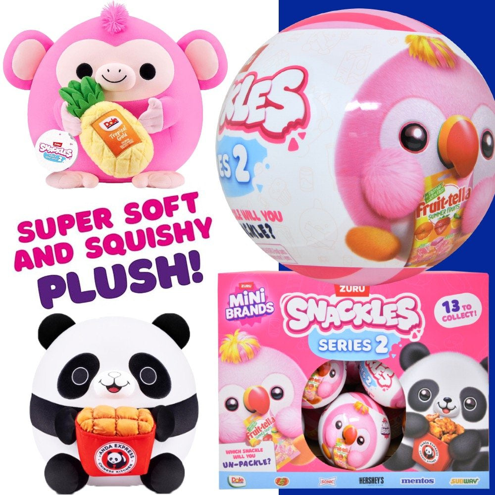 Zuru Snackles Core Licensed 5" Plush Capsules Series 2