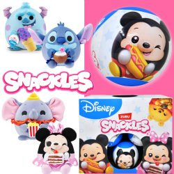 Snackles Disney 5" Plush Capsules in Gravity PDQ - Series 1