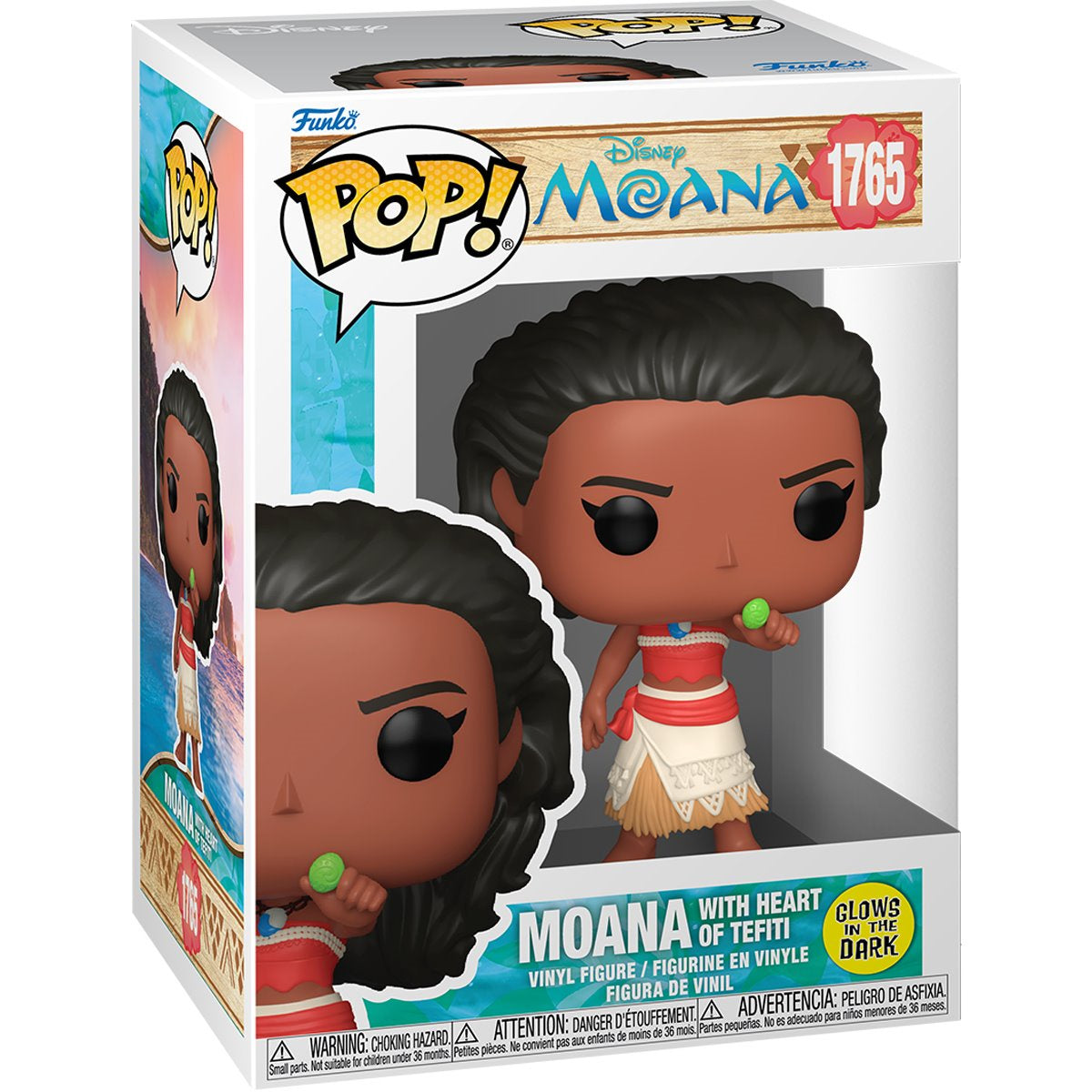 Moana with Heart of Te Fiti Glow-in-the-Dark Funko Pop! Vinyl Figure