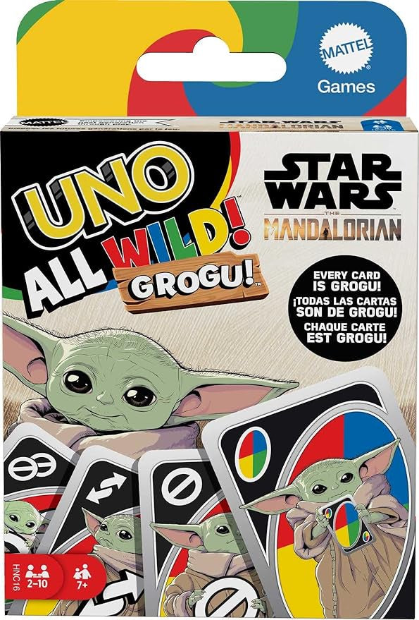 UNO Star Wars The Mandalorian All Wild Grogu Card Game