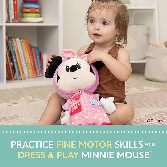 Disney Minnie Mouse Dress and Play Plush 16in