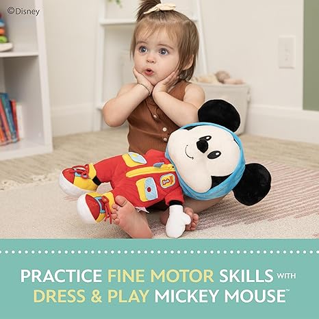 Disney Mickey Mouse Dress and Play Plush 16in