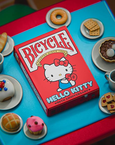 Bicycle Red Hello Kitty Playing Cards