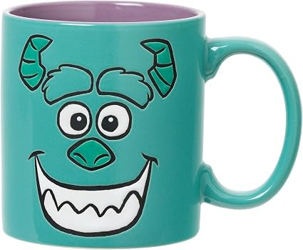 Monsters Inc. Big Face Sulley Wax Resist 20oz Ceramic Mug