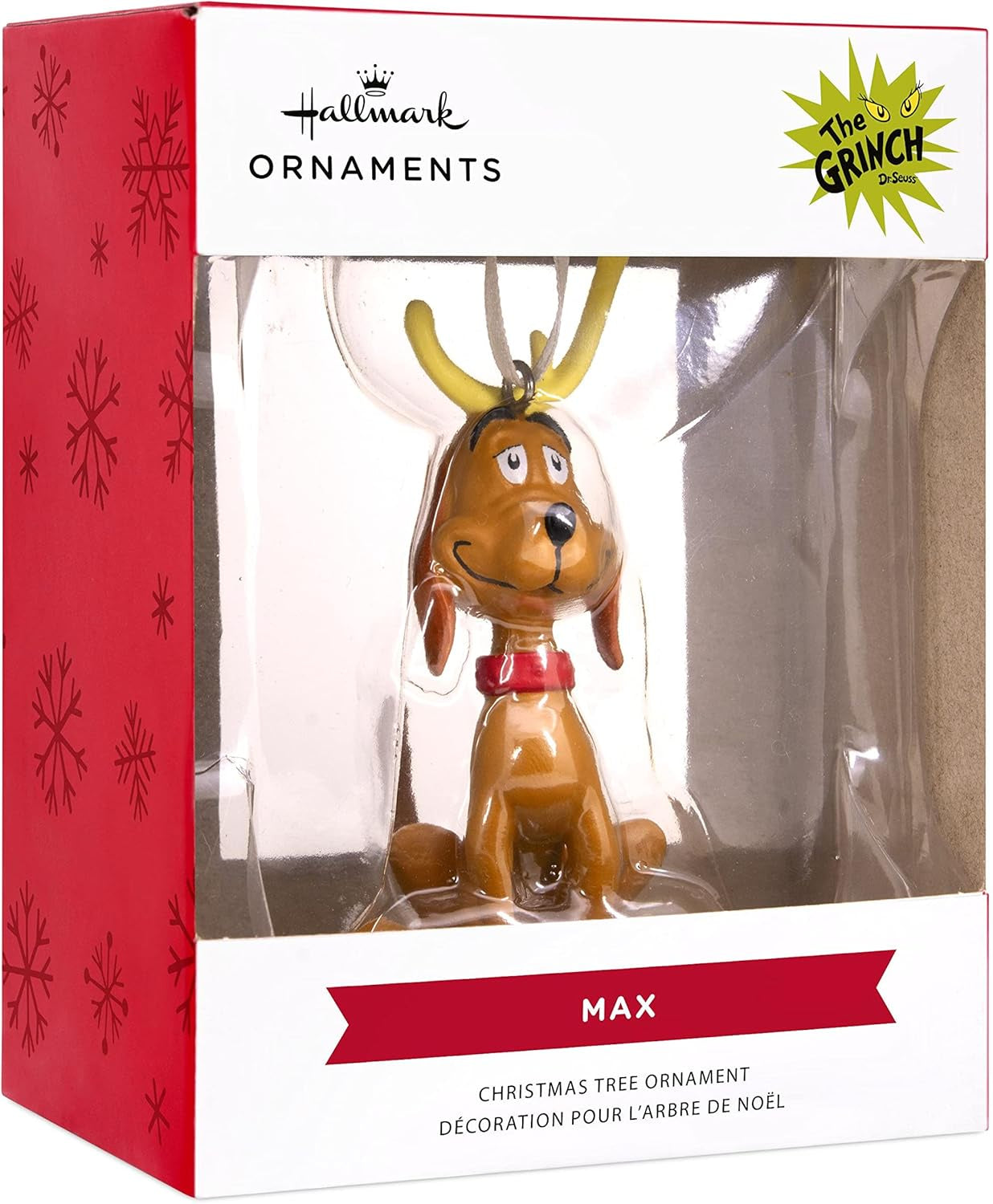 Hallmark Dr. Seuss How The Grinch Stole Christmas! Max Christmas Ornament, Resin