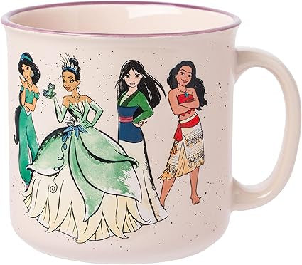 Disney Princess Live Your Story 20oz Ceramic Camper Mug