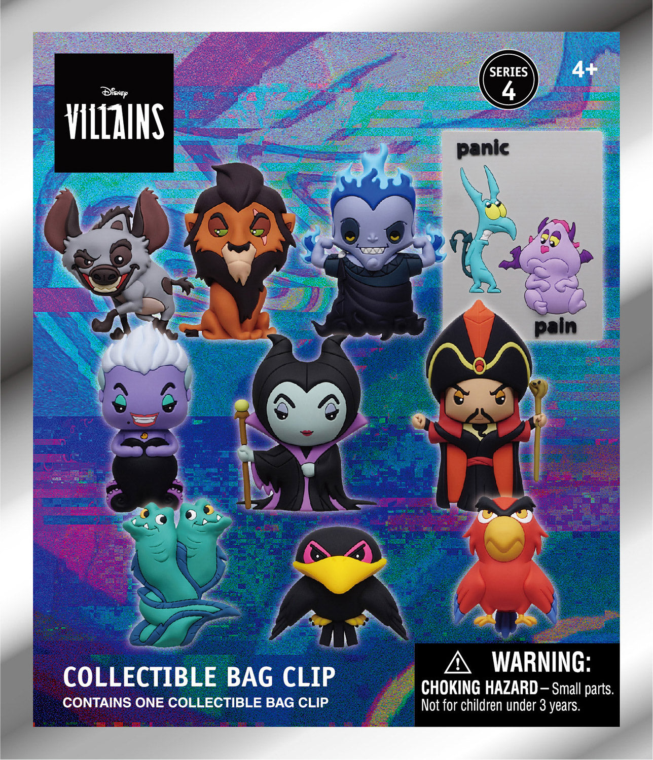 Disney Villains 3D Foam Bag Clip, Series 4