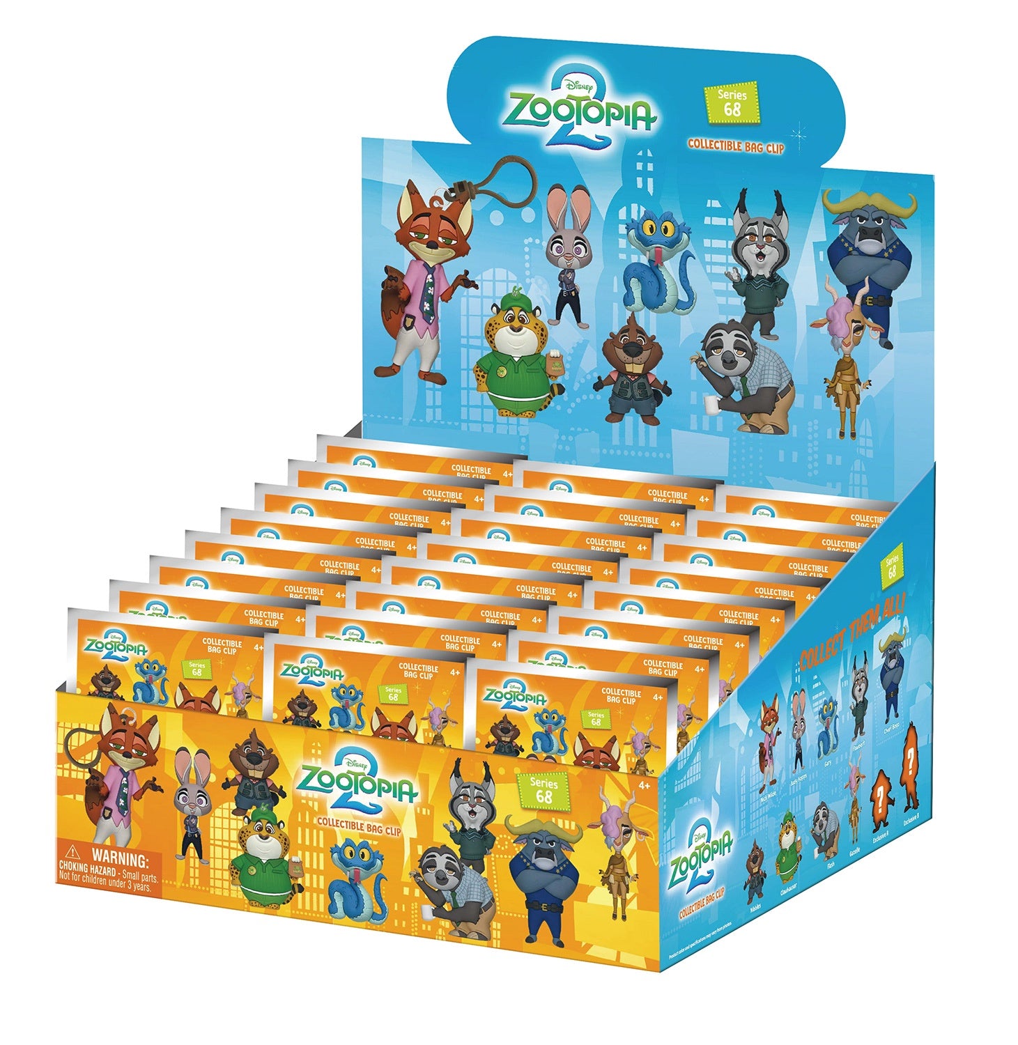Zootopia 2 3D Foam Bag Clip, Series 68