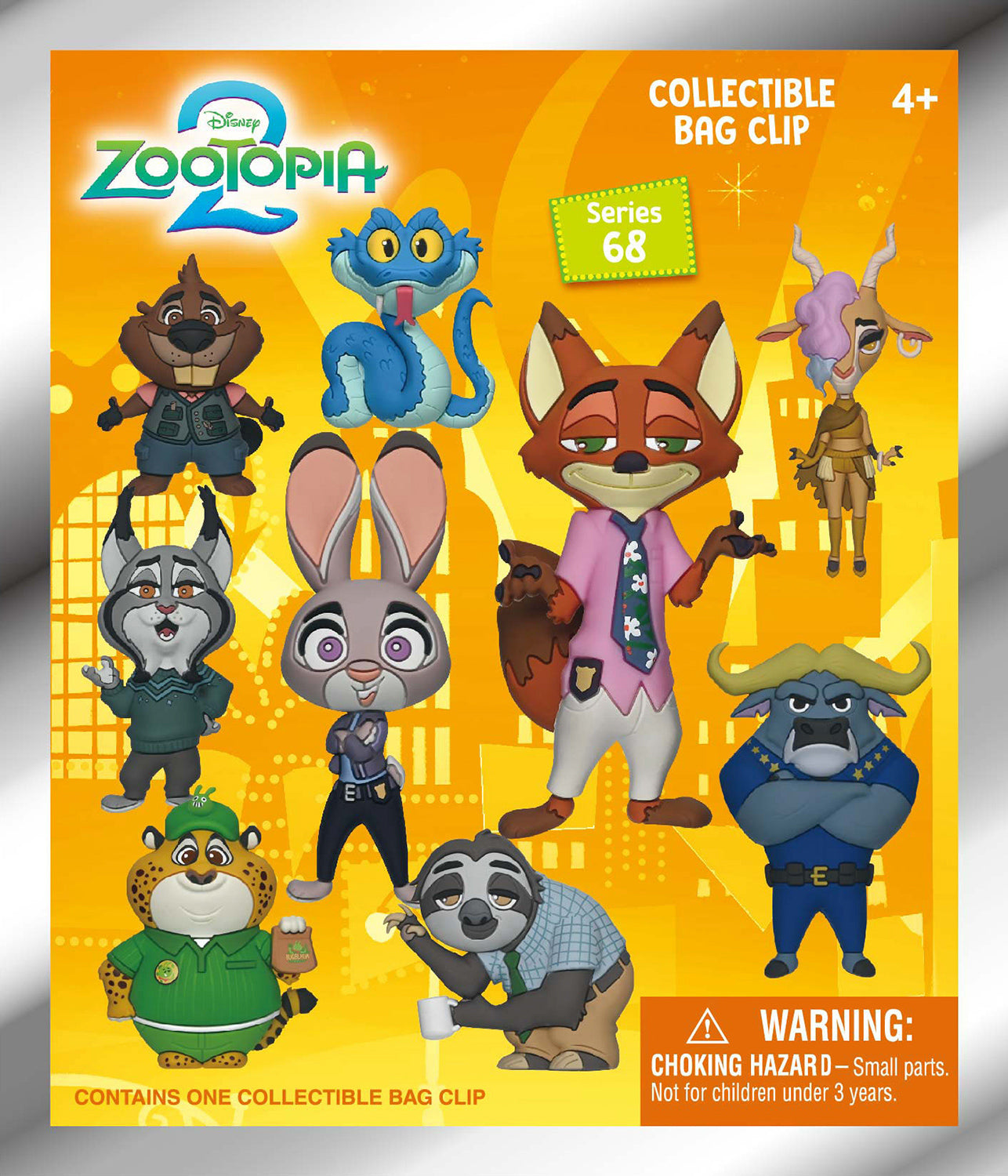Zootopia 2 3D Foam Bag Clip, Series 68