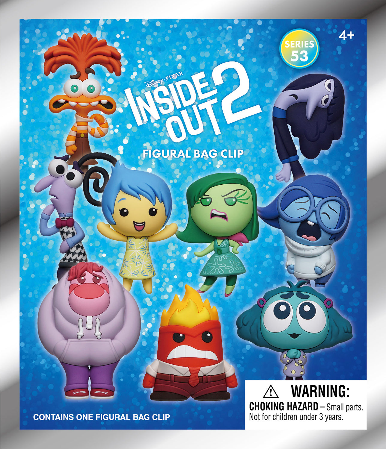 Disney Inside Out 2 3D Foam Bag Clip