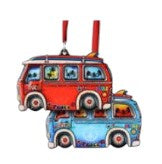 Surf Bus 3.5" Ornament 2col