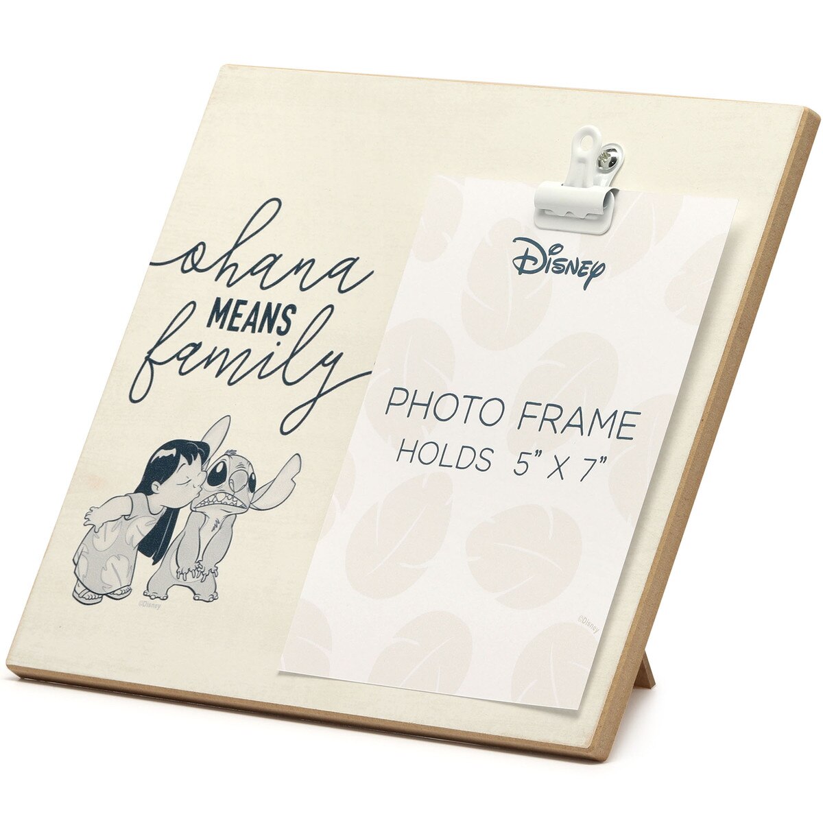 Ohana Means Family Wood Photo Clip Frame