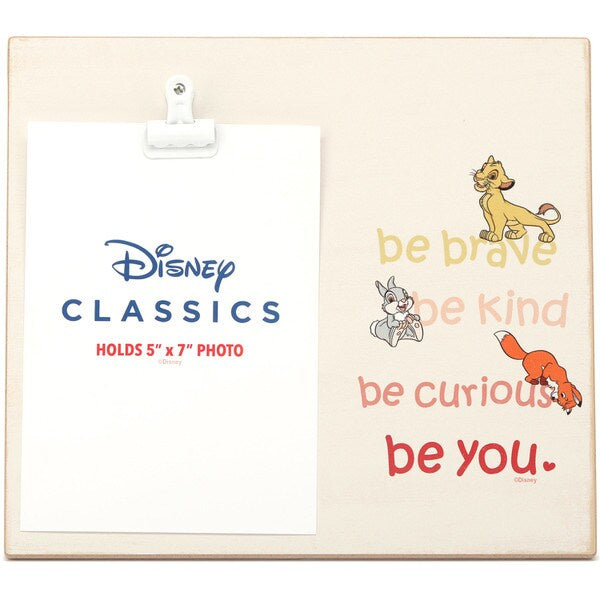 Disney Classics - "Be Brave" Wood Photo Clip Frame