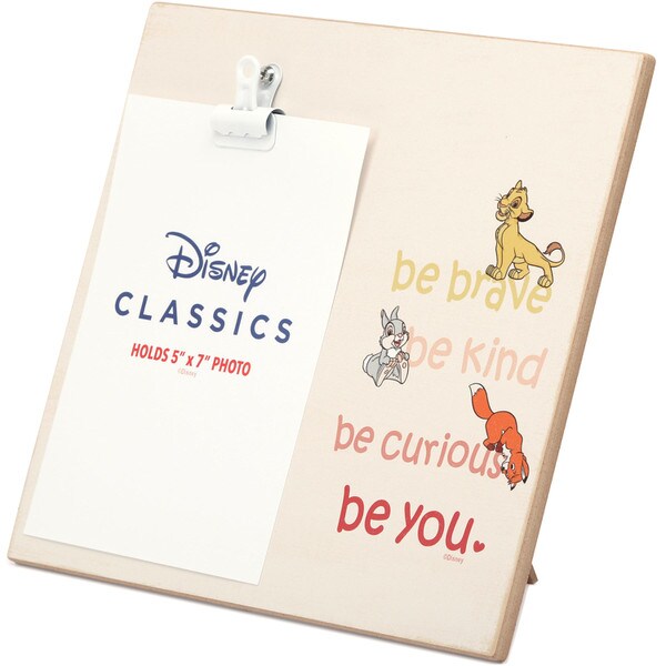 Disney Classics - "Be Brave" Wood Photo Clip Frame