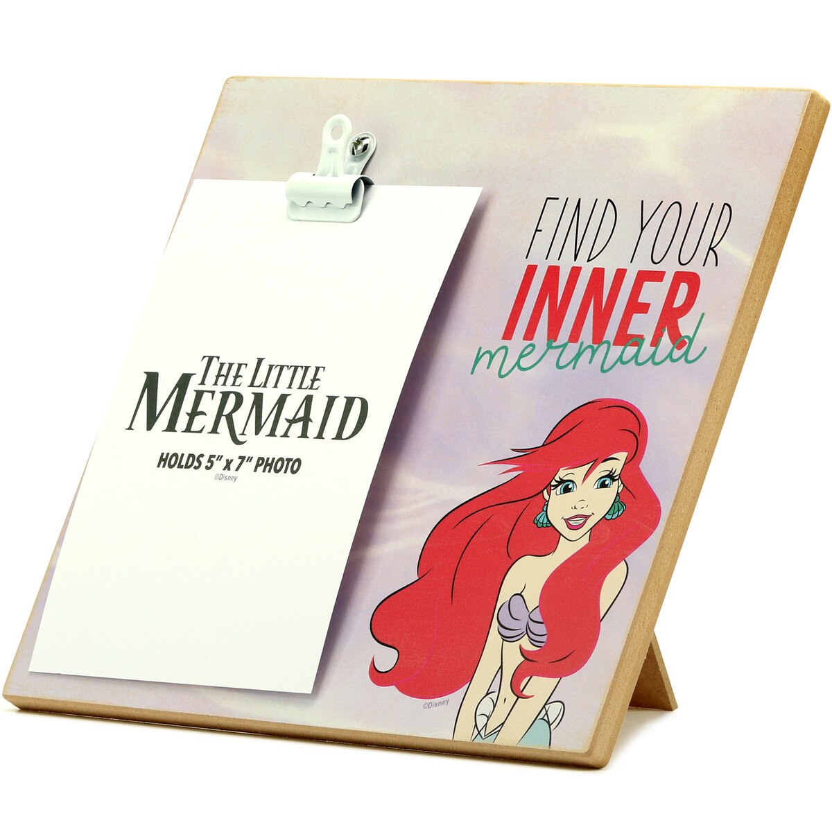 Disney Princess The Little Mermaid Ariel Inner Voice Wood Photo Clip Frame