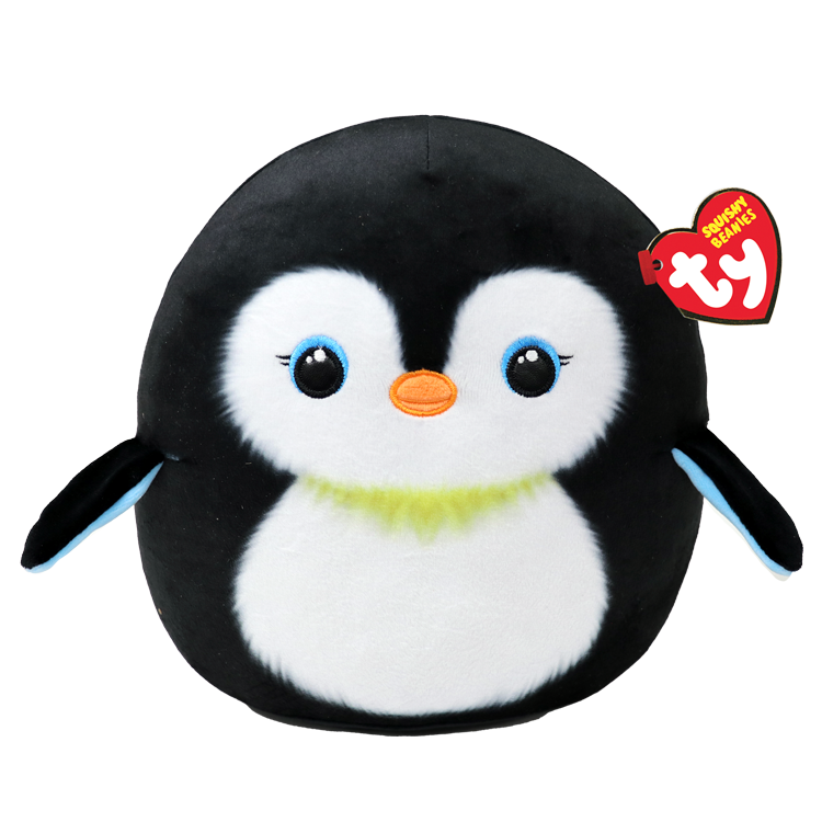 Neve The Penguin Squishy Beanie 10" TY