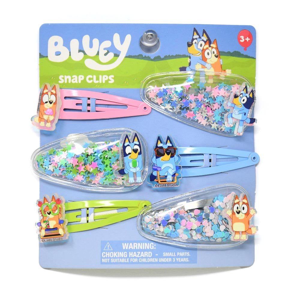Bluey 6pk Hair Snaps