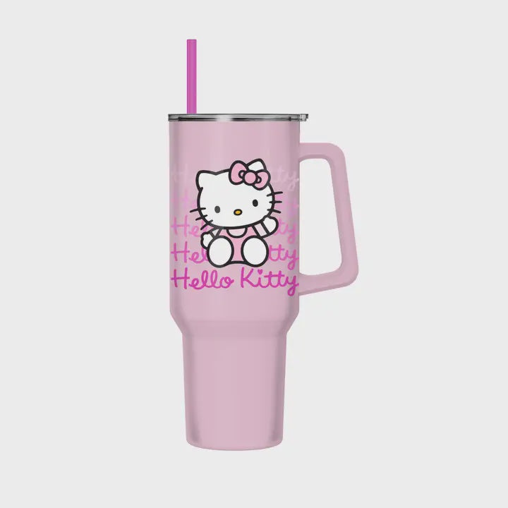 Hello Kitty Gradient 40oz Stainless Steel Tumbler w Handle