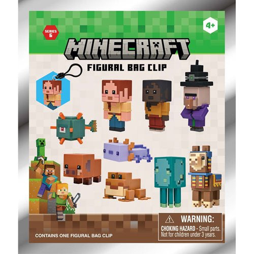 Minecraft 3D Foam Bag Clip, Series 6