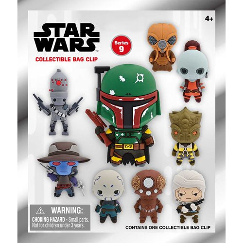 Star Wars Bounty Hunters 3D Foam Bag Clip, Series 9