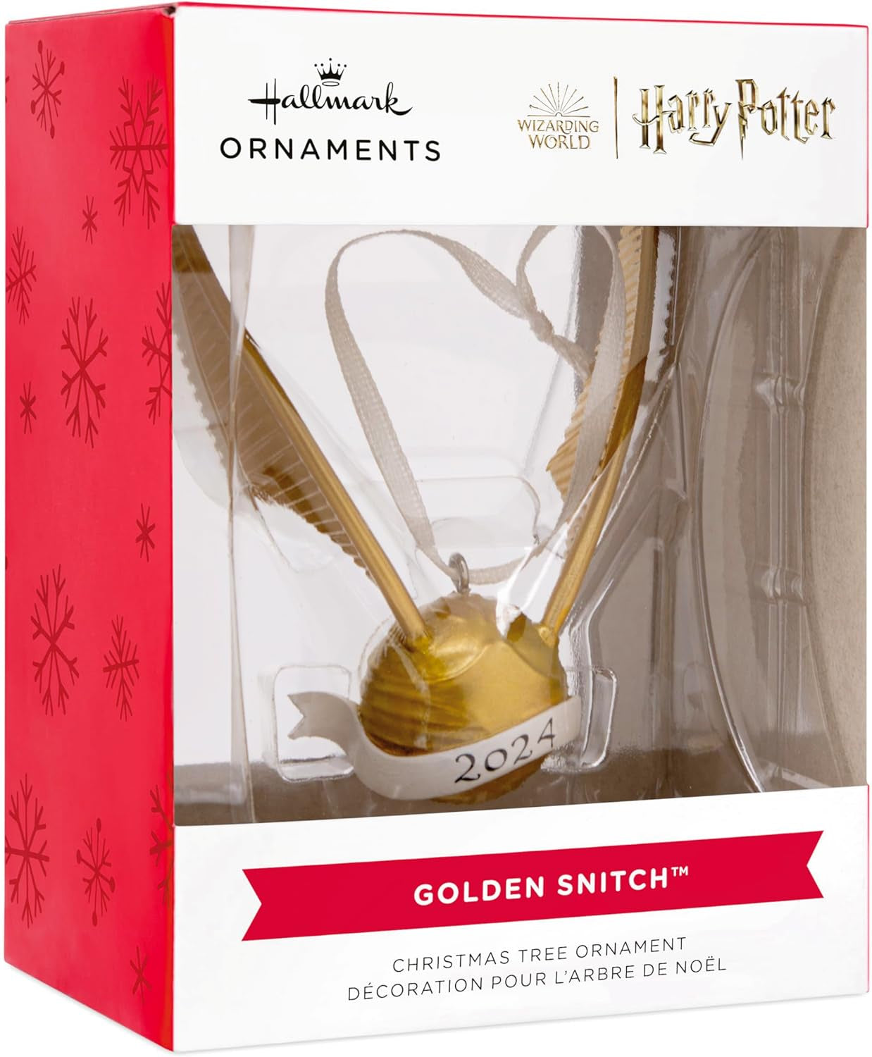 Hallmark Harry Potter Golden Snitch Quidditch 2024 Christmas Ornament