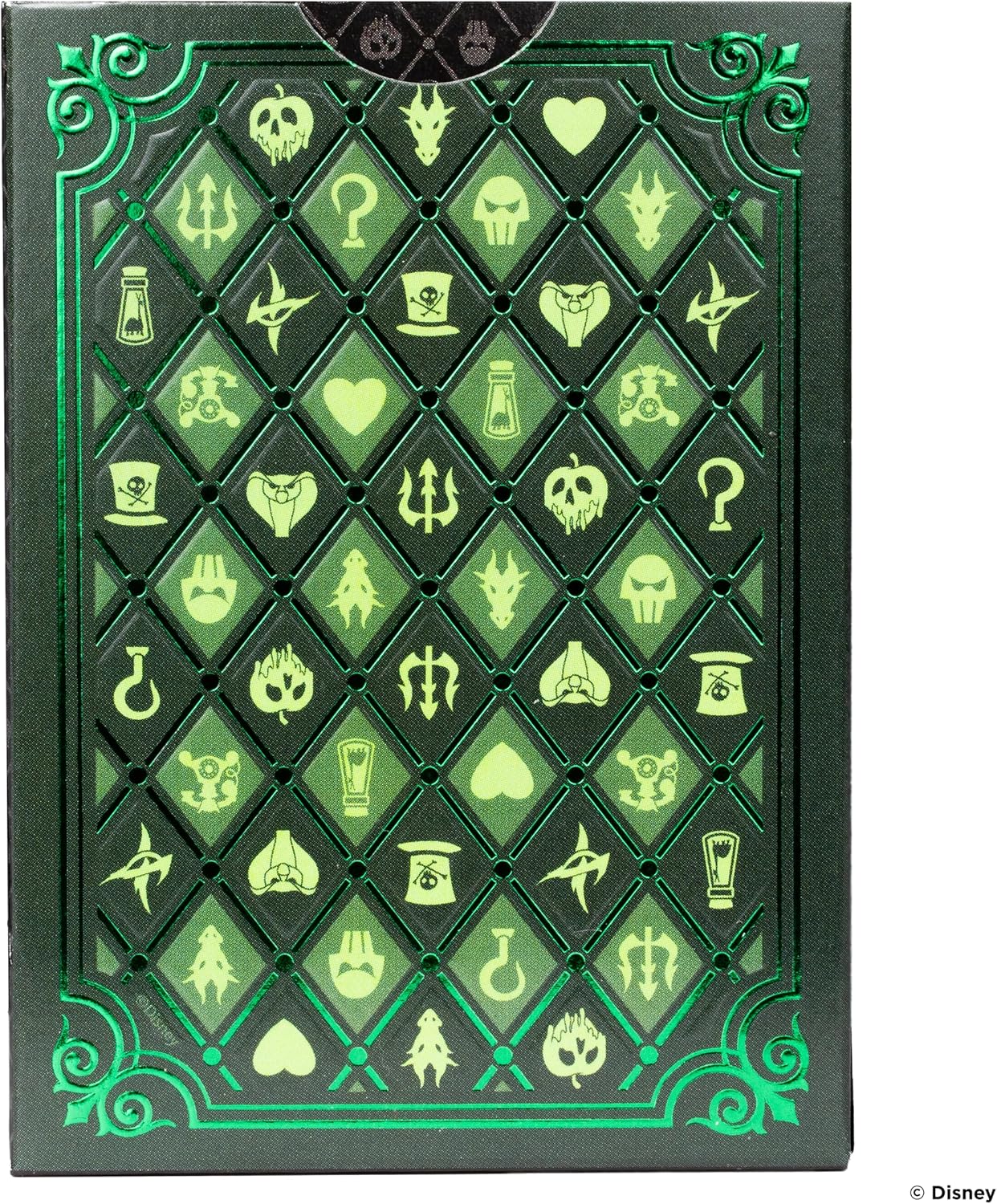 Bicycle Disney Villains Playing Cards Green/ Purple Random 1pc