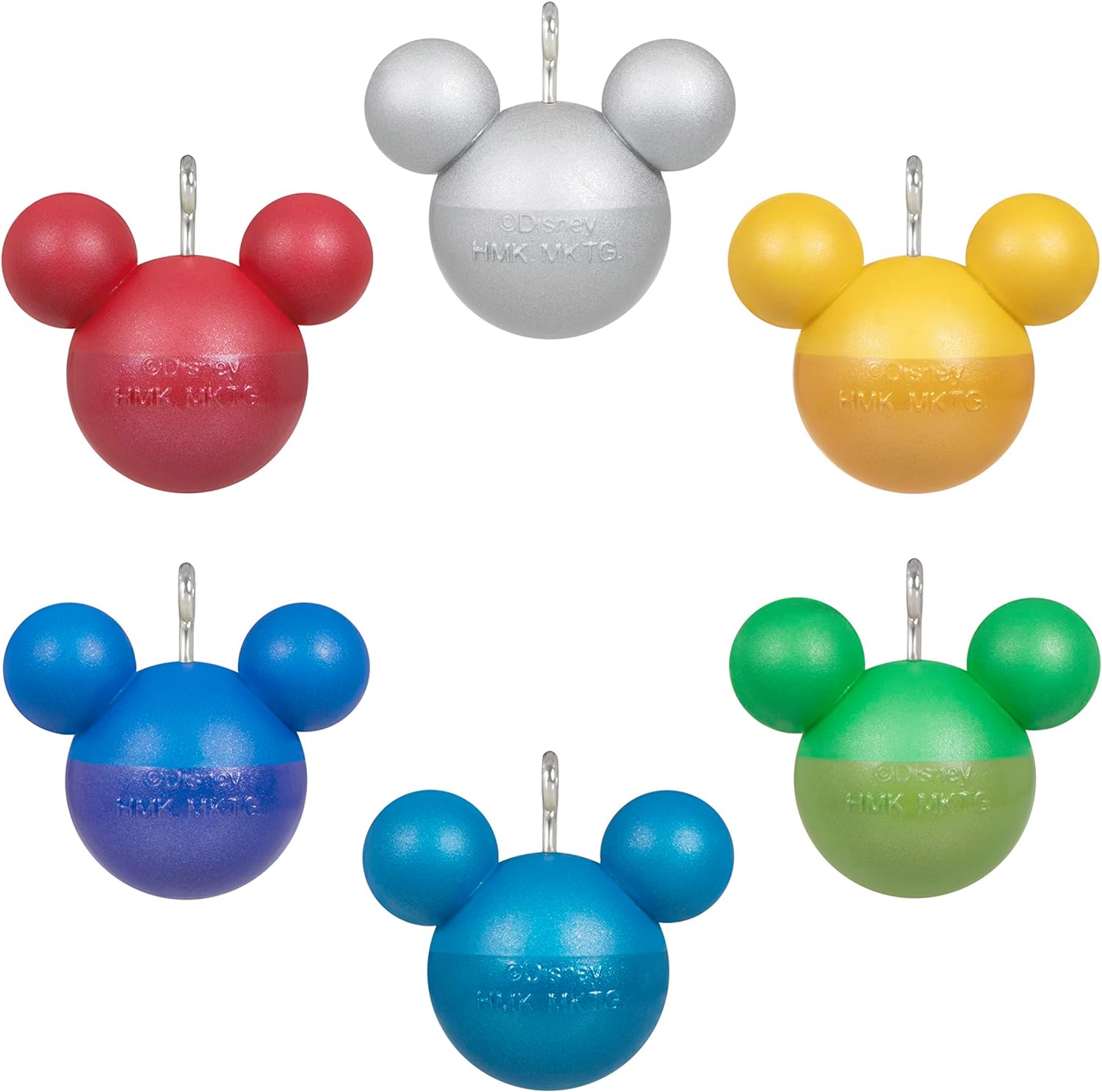 Mini Disney Mickey Mouse Ornaments, Set of 6