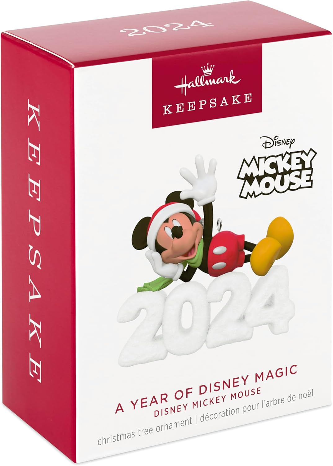 Hallmark Keepsake Christmas Ornament 2024, Disney Mickey Mouse A Year of Disney Magic 2024