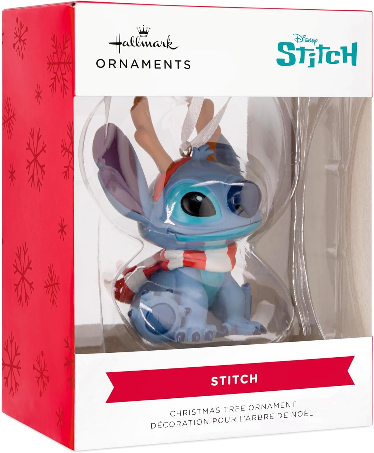 Hallmark Disney Lilo & Stitch Reindeer Stitch Christmas Ornament