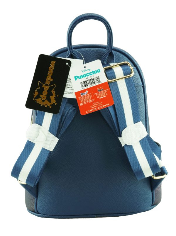 Pinocchio 11" Vegan Leather Mini Backpack Pastel