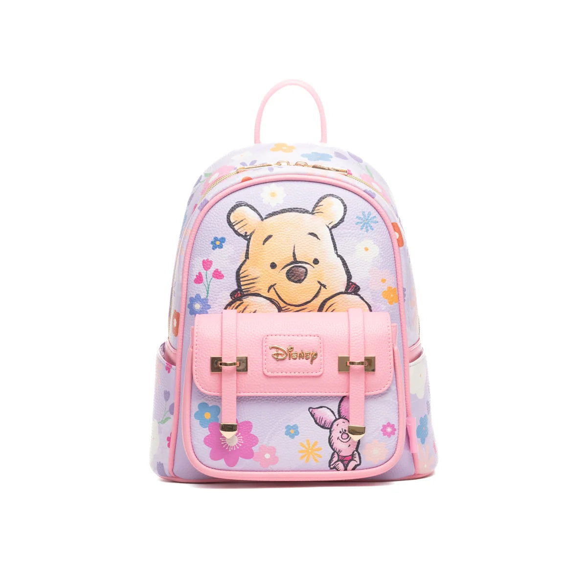 Winnie the Pooh and Friends " Vegan Leather Fashion Mini Backpack