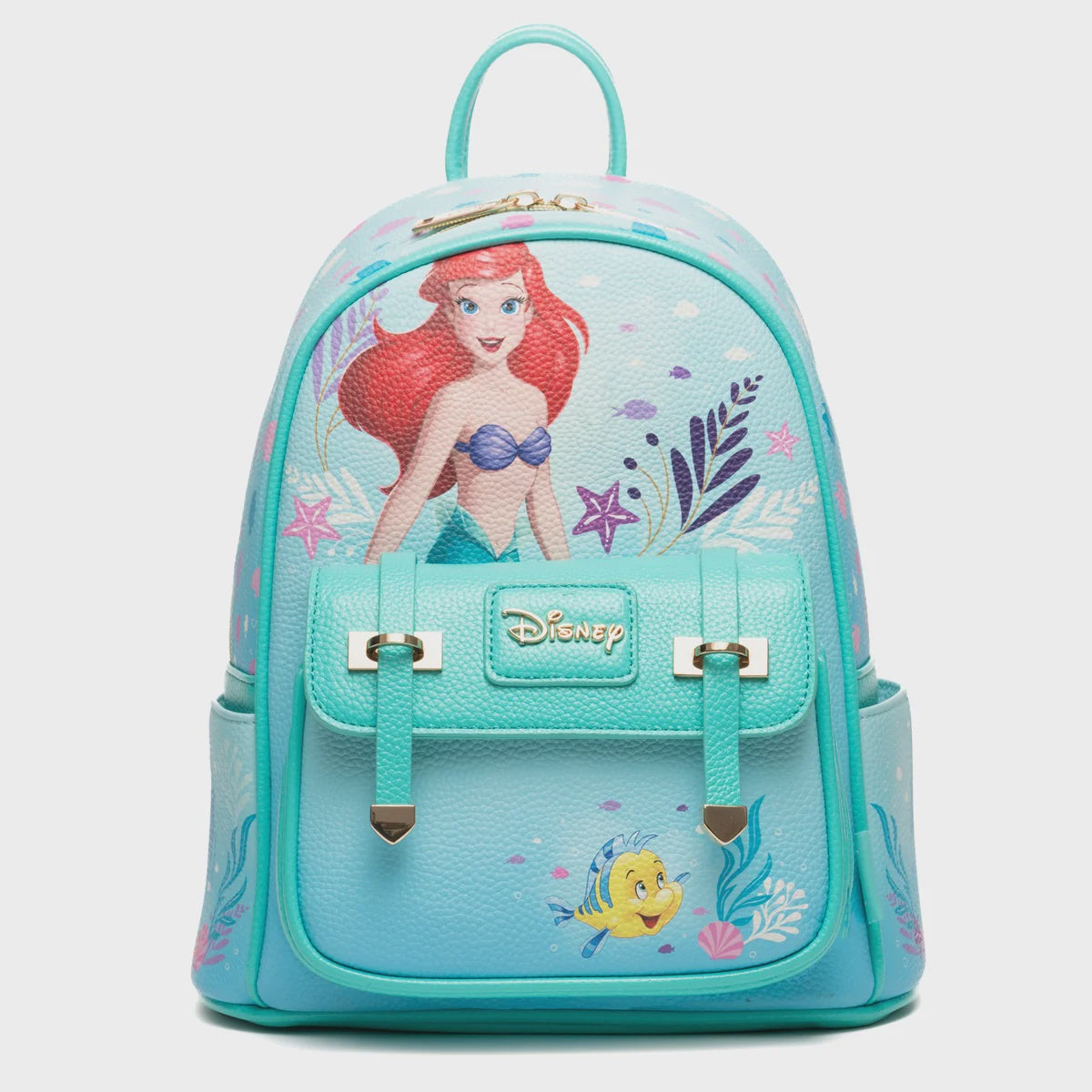 The Little Mermaid - Arie 11"Limited Vegan Leather Fashion Mini Backpack