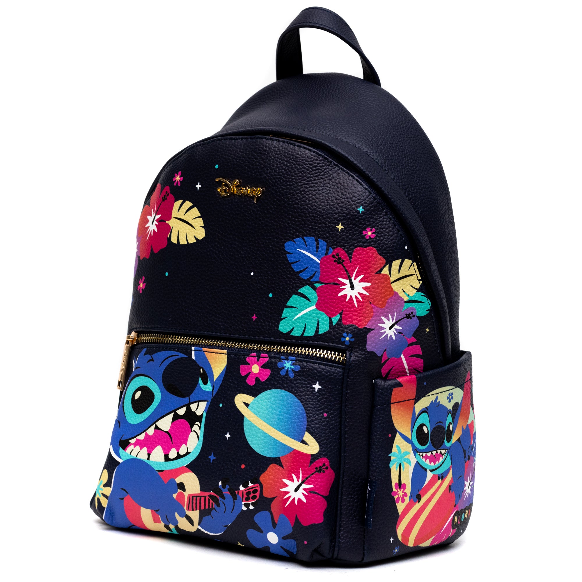 Disney Lilo and Stitch 12” Vegan Leather Mini Backpack