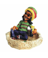 RASTA STONE COLOR ASHTRAY MS