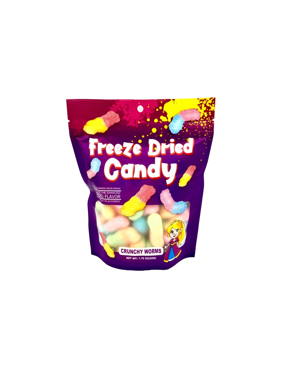 Candy Era Chunky Worm Freeze Dried Candy
