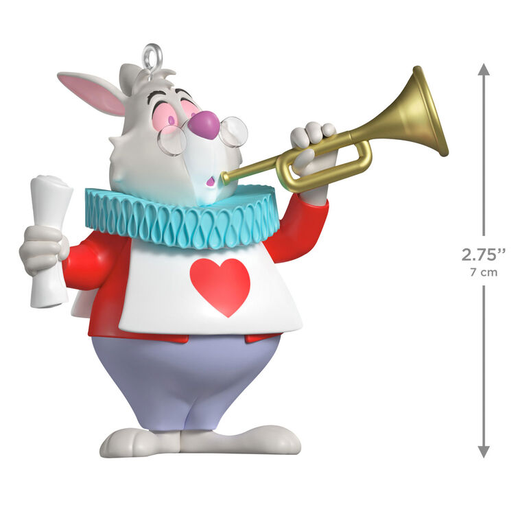 Disney Alice in Wonderland 75th Anniversary The White Rabbit Ornament