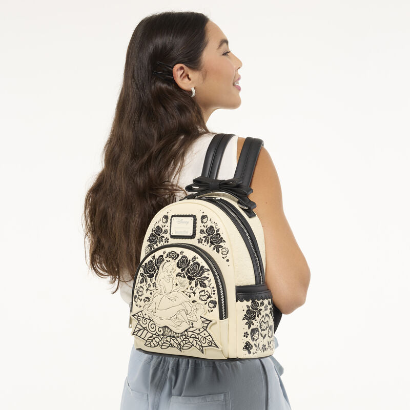 Alice in Wonderland Floral Mini Backpack