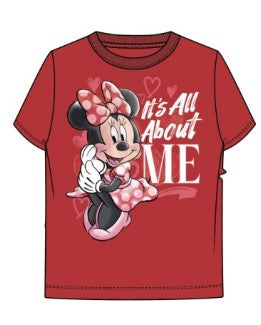 Youth Minnie Mouse Self Love "It's all about me" Tee