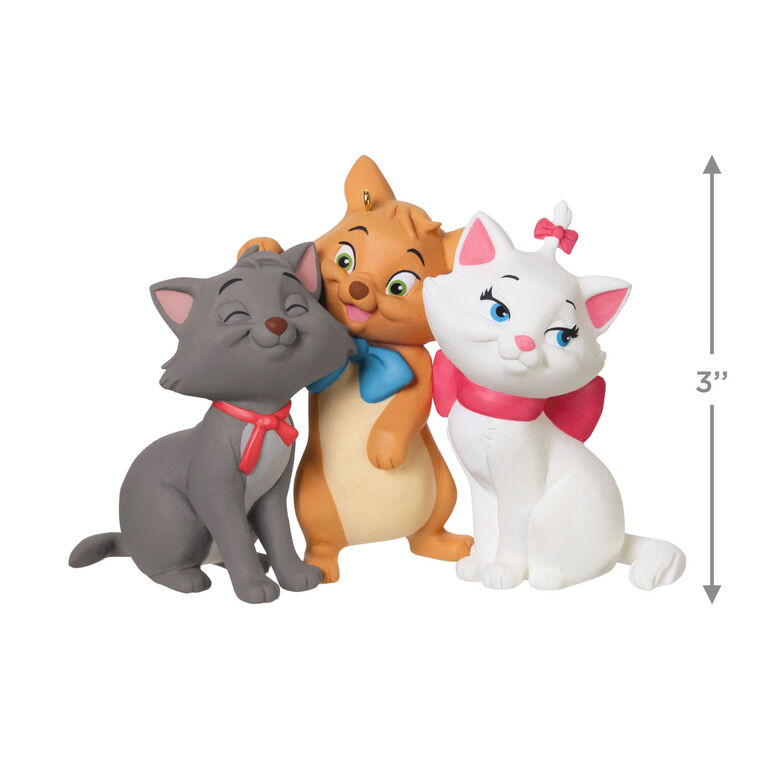 Disney The Aristocats 55th Anniversary Berlioz, Toulouse and Marie Ornament