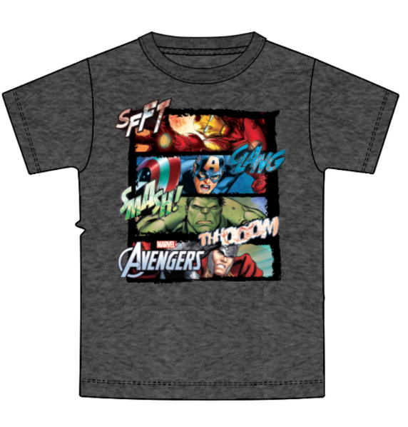 Youth Boys T-Shirt Four Square Marvel Group