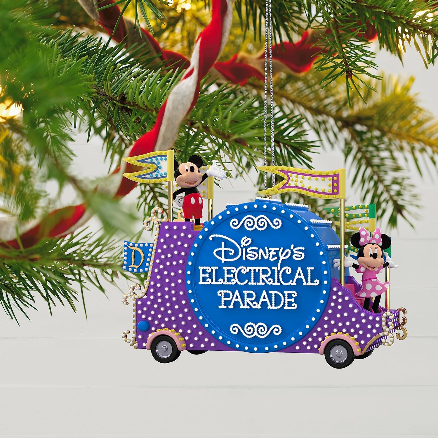 Disney Mickey Mouse Disney's Electrical Parade Musical Ornament