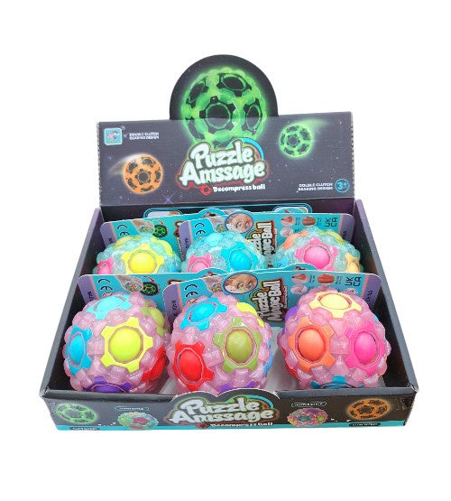 Glow In The Dark Puzzle Massage Ball