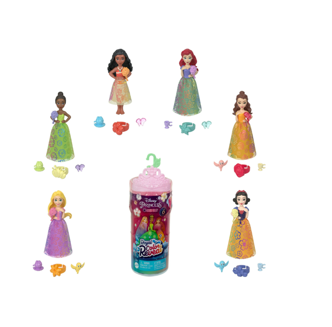 Disney Princess Royal Color Reveal Doll with Garden Party Acces.