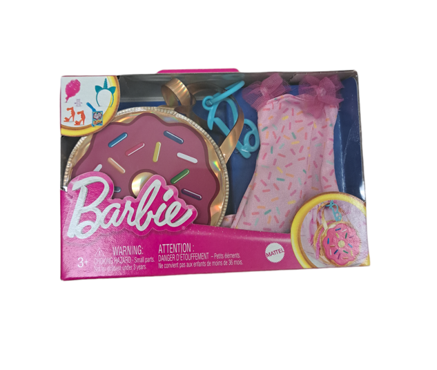 Barbie Pink Doughnut Fashion Bag & Accessories