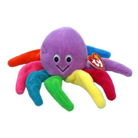 TY Beanie Baby BLINKY the Octopus Regular