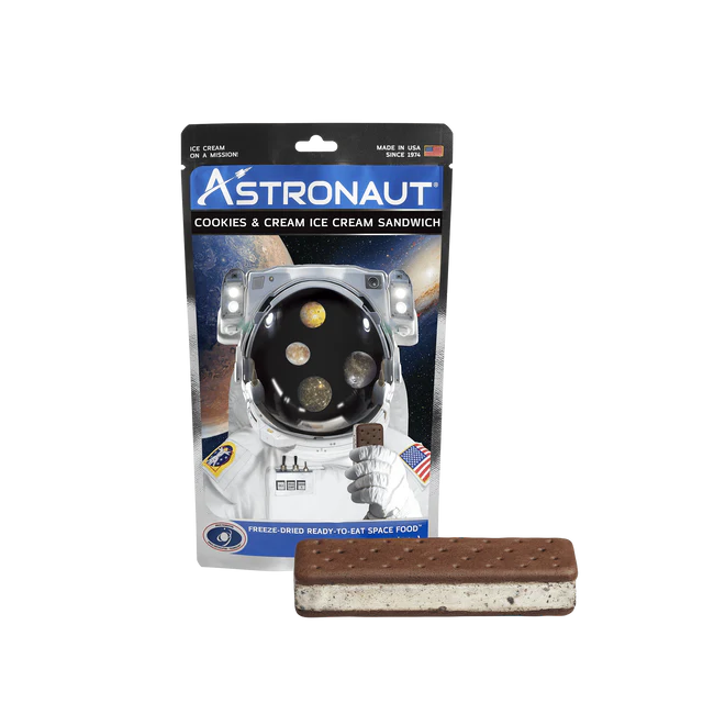 Astronaut Cookies & Cream Ice Cream Sandwhich