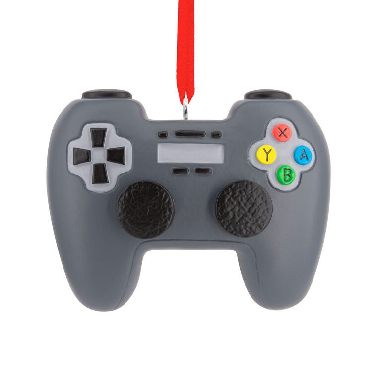 Black Video Game Controller Hallmark Ornament
