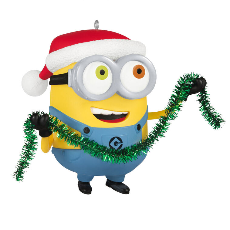 Hallmark Keepsake Minions Bob Trims the Tree Ornament With Sound