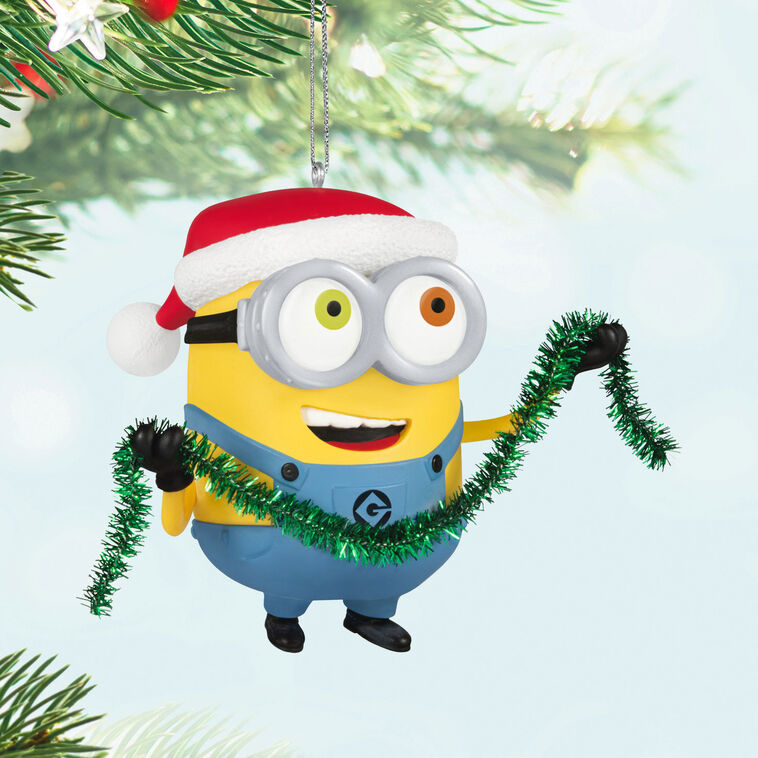 Hallmark Keepsake Minions Bob Trims the Tree Ornament With Sound
